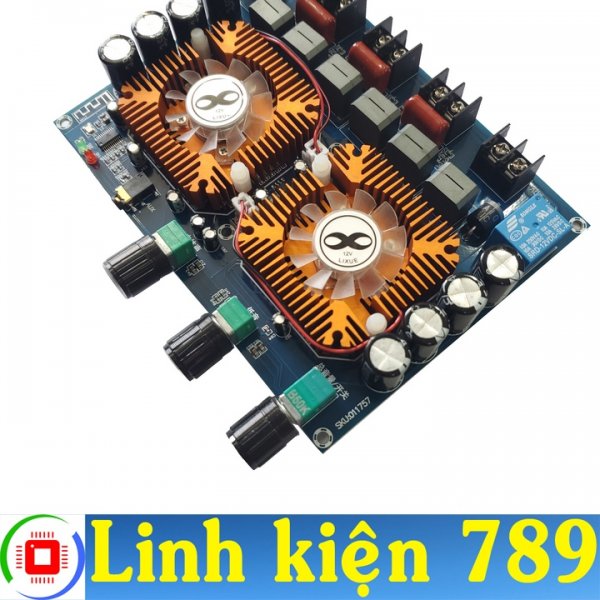 Mạch khuếch đại công suất Class D 2.1 12-30VDC 540W 2x160W+220W TDA7498E